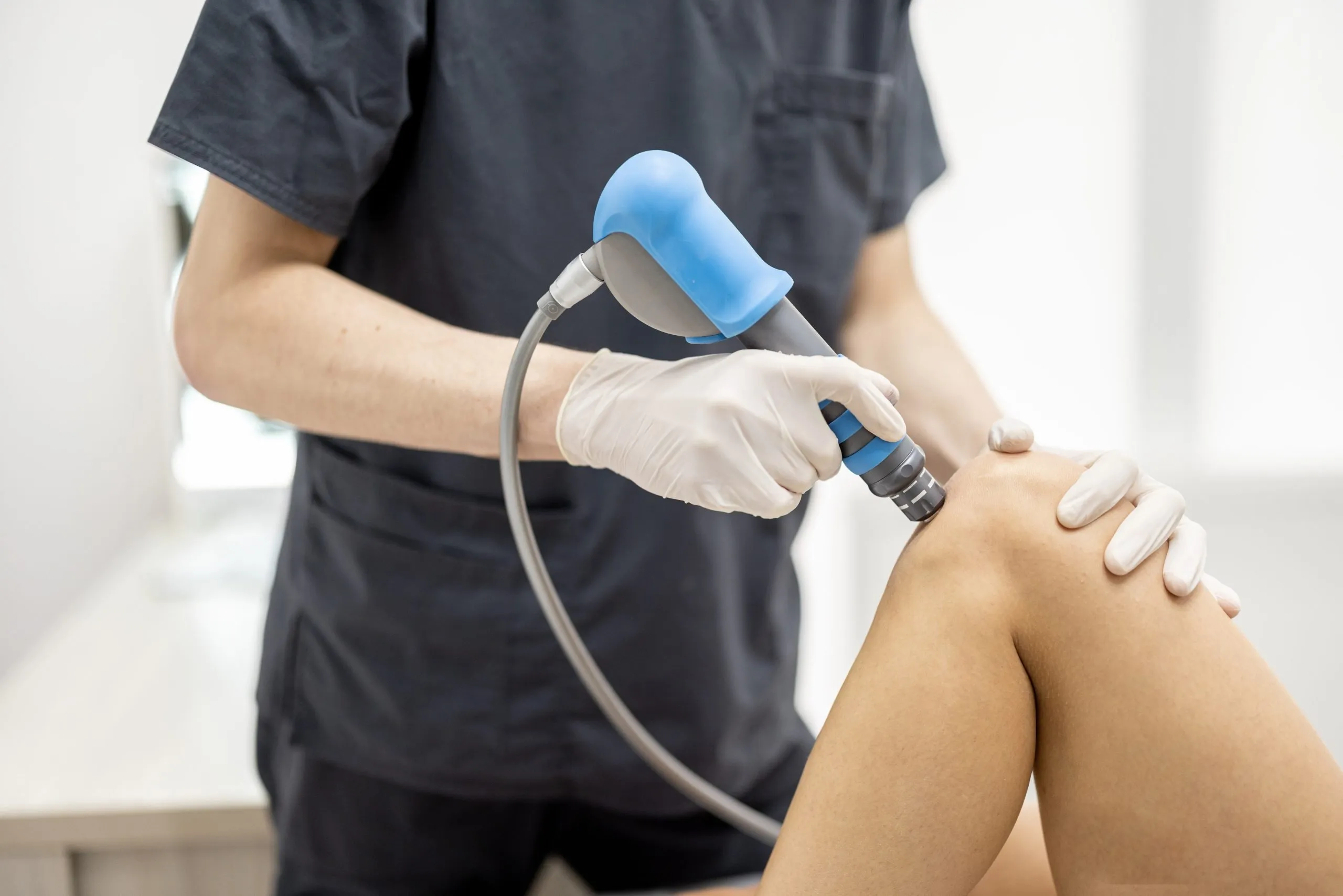 Shockwave Therapy treatment at Total Wellness Rehab — Brampton physiotherapy clinic